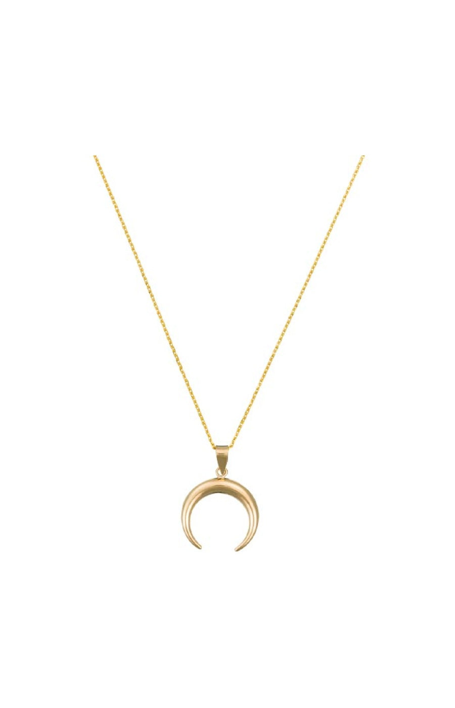 Pendentif Demi Lune - Or jaune 375/1000