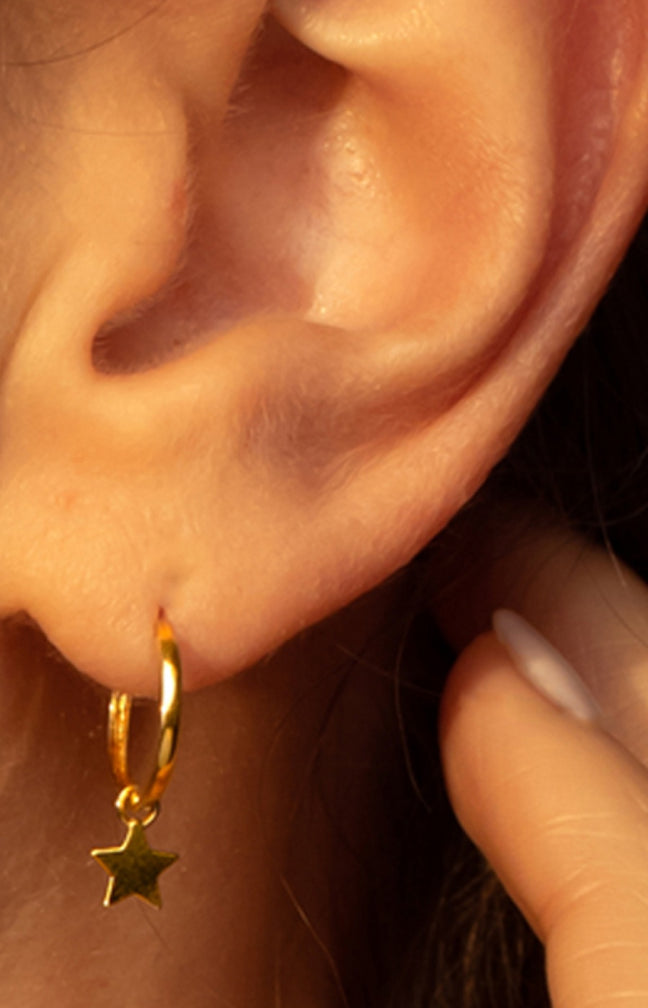 Boucles d'oreilles Isis - Or jaune 375/1000