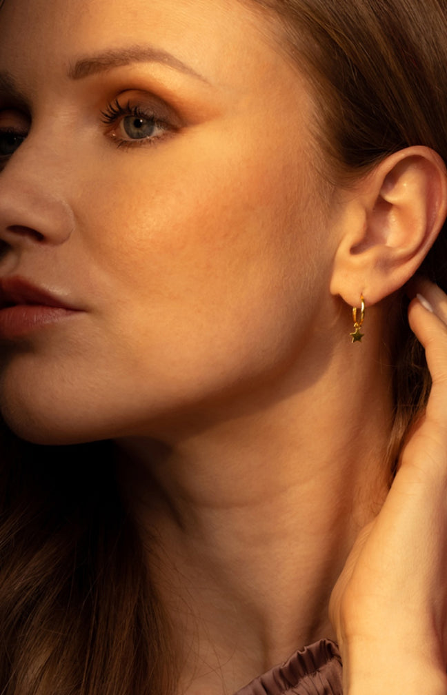 Boucles d'oreilles Isis - Or jaune 375/1000