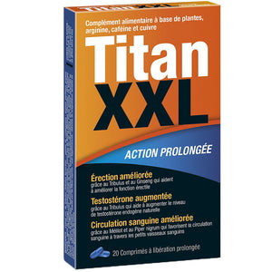 Compléments alimentaires stimulant sexuel - Titan XXL - 20 comprimés