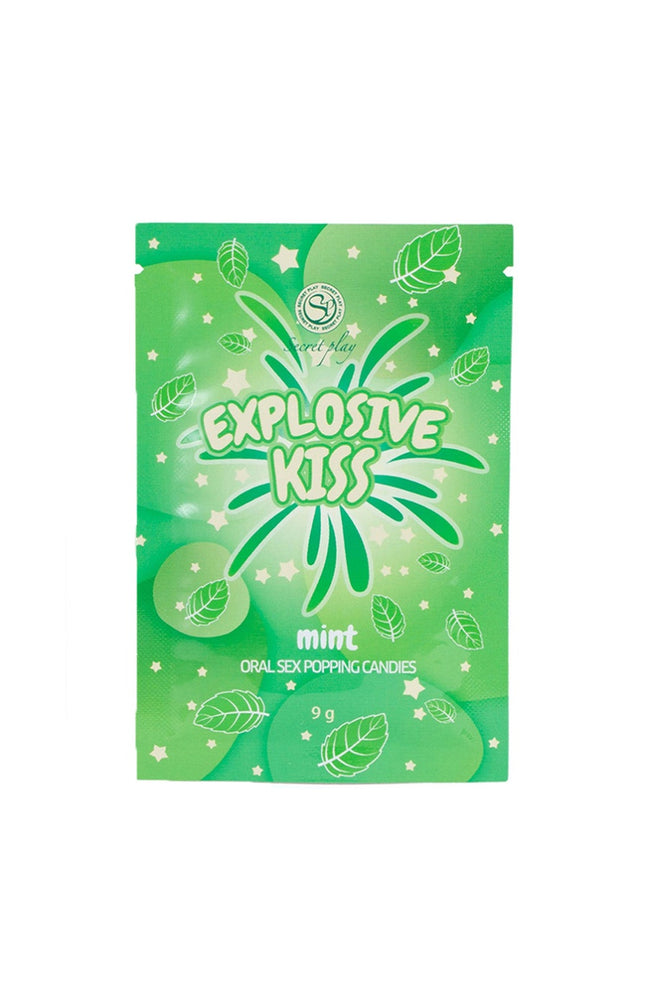 Bonbons pétillants pour sexe oral - Menthe - 9 g