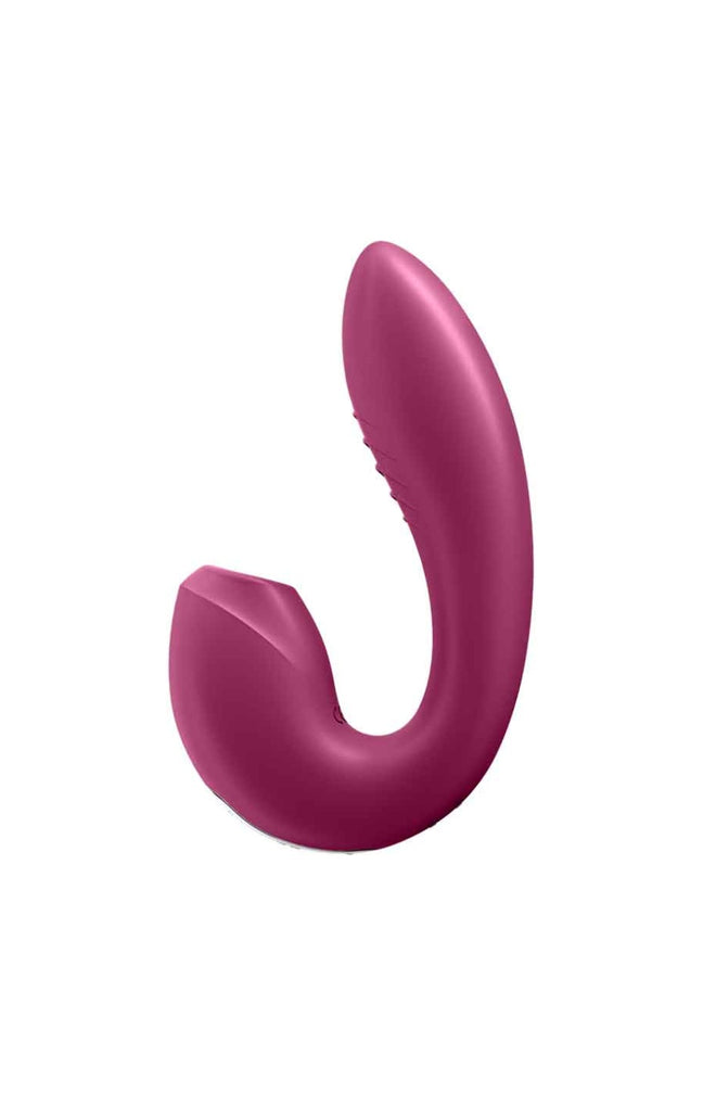 Vibromasseur point G & stimulateur clitoris connecté - Sunray - Rouge
