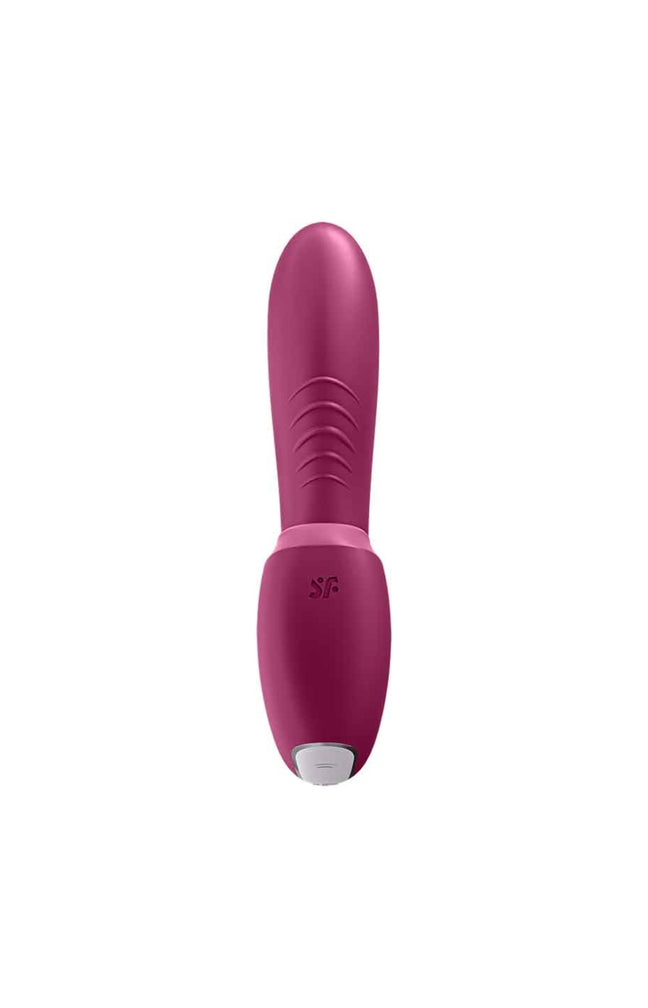 Vibromasseur point G & stimulateur clitoris connecté - Sunray - Rouge