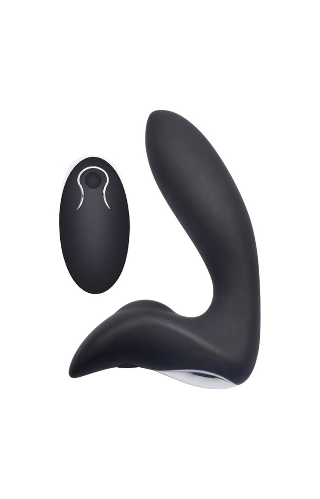 Stimulateur de prostate télécommandé - 12 modes - Noir - Homme