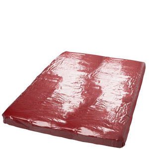 Drap en vinyle pour jeux érotiques - Rouge - 200 x 220 cm