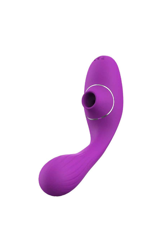 Vibromasseur point G & stimulateur de clitoris par succion - 10 modes - Violet
