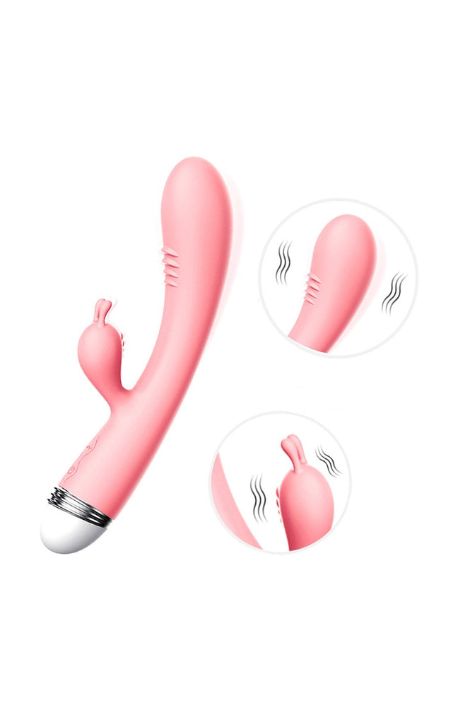 Vibromasseur rabbit waterproof - Rose - 10 modes