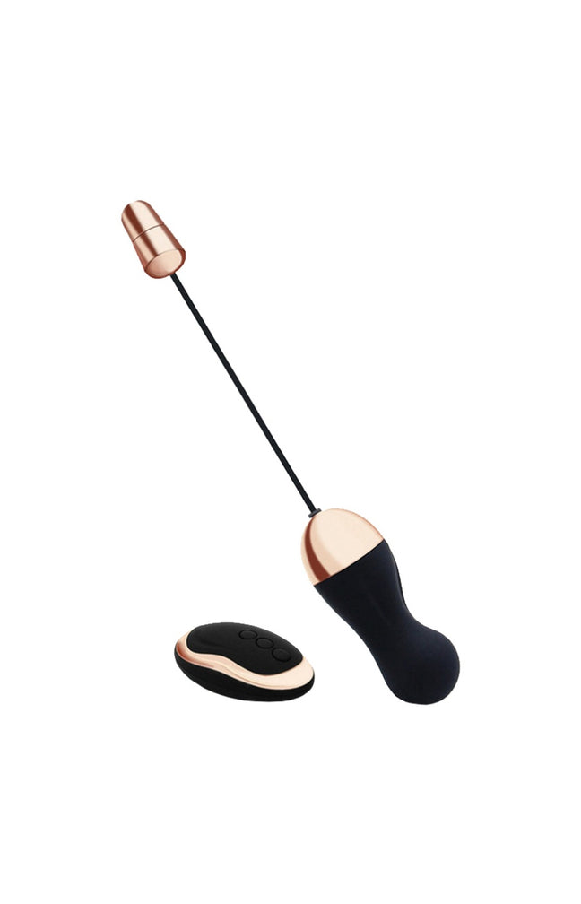 Œuf vibrant water proof - 10 modes - Noir - 8,5 cm