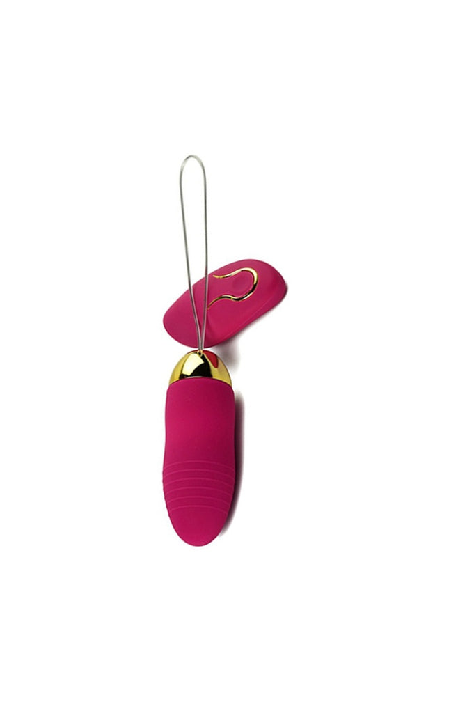 Oeuf vibrant en silicone - Rose - 8,5 cm