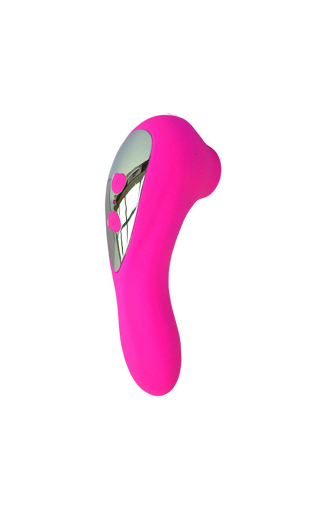 Stimulateur waterproof 2 en 1 - Multivitesses - Rose - 19 cm