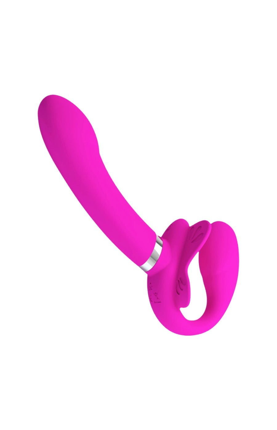 Gode vibrant sans ceinture - 12 modes - Fuchsia