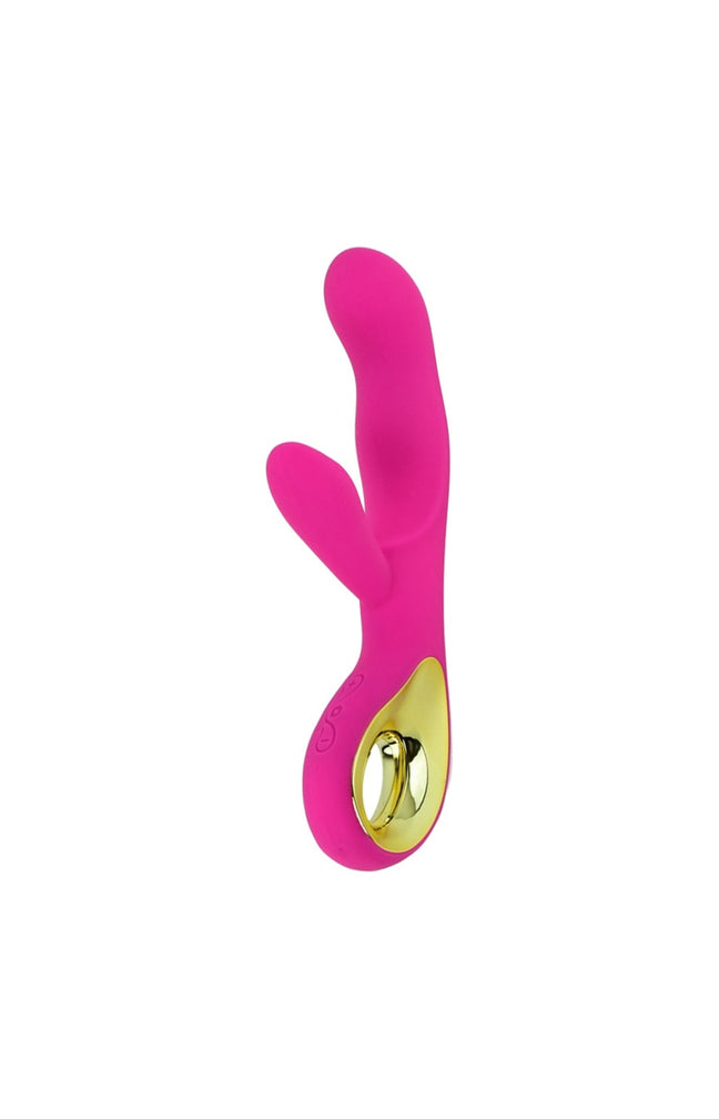 Vibromasseur rabbit - Fuchsia - 19,5 cm