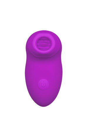 Stimulateur clitoridien innovant 2 en 1 - 2 embouts - 9 cm