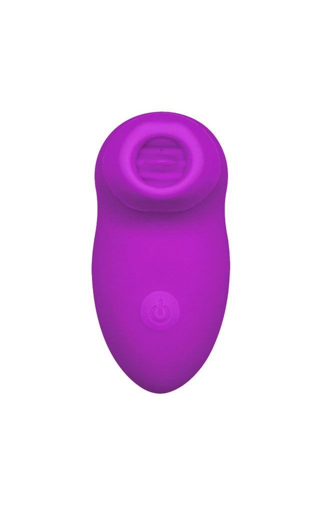 Stimulateur clitoridien innovant 2 en 1 - 2 embouts - 9 cm
