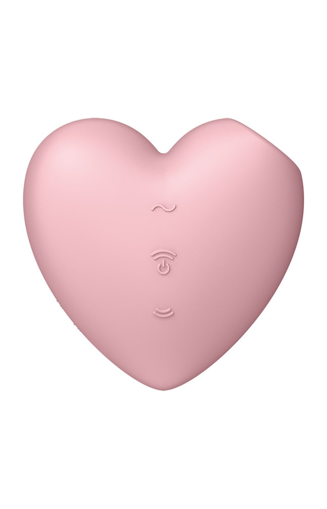 Stimulateur de clitoris par onde - Cuttie Heart - Rose