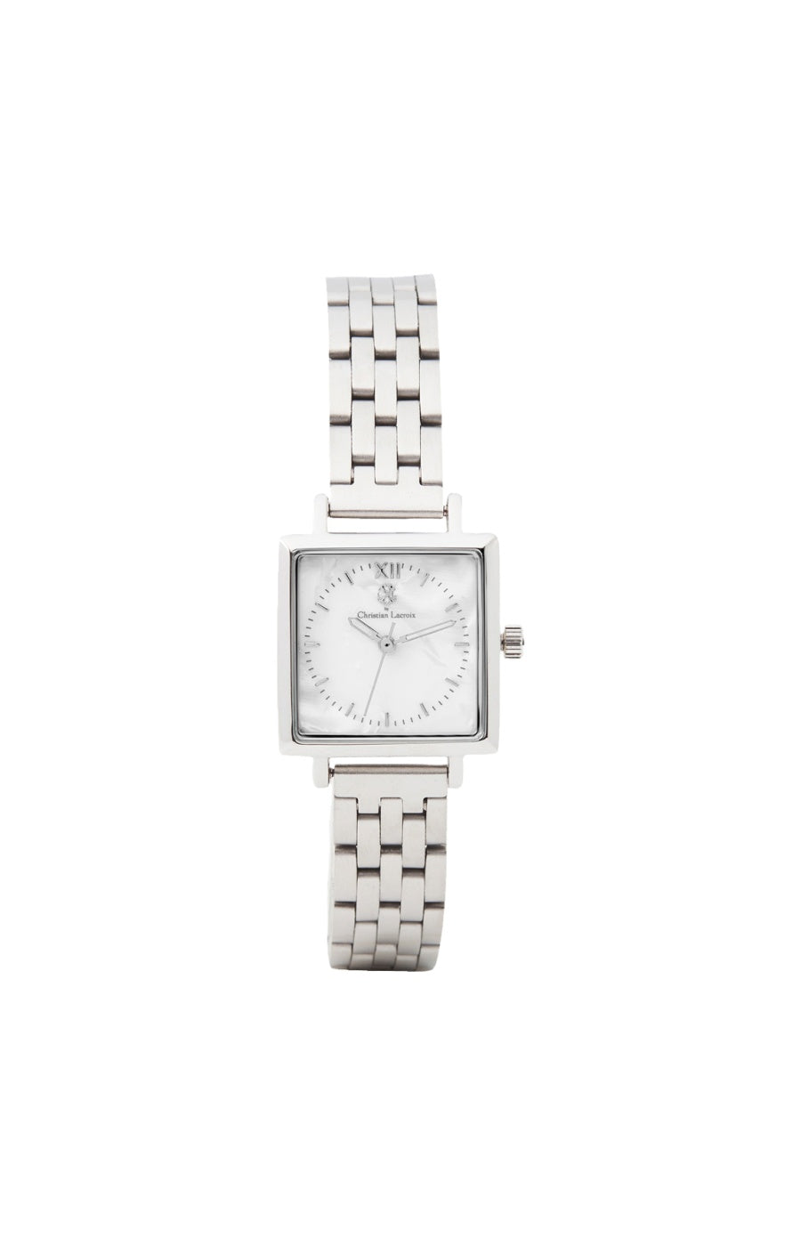 Montre à quartz - Acier - Argenté & blanc