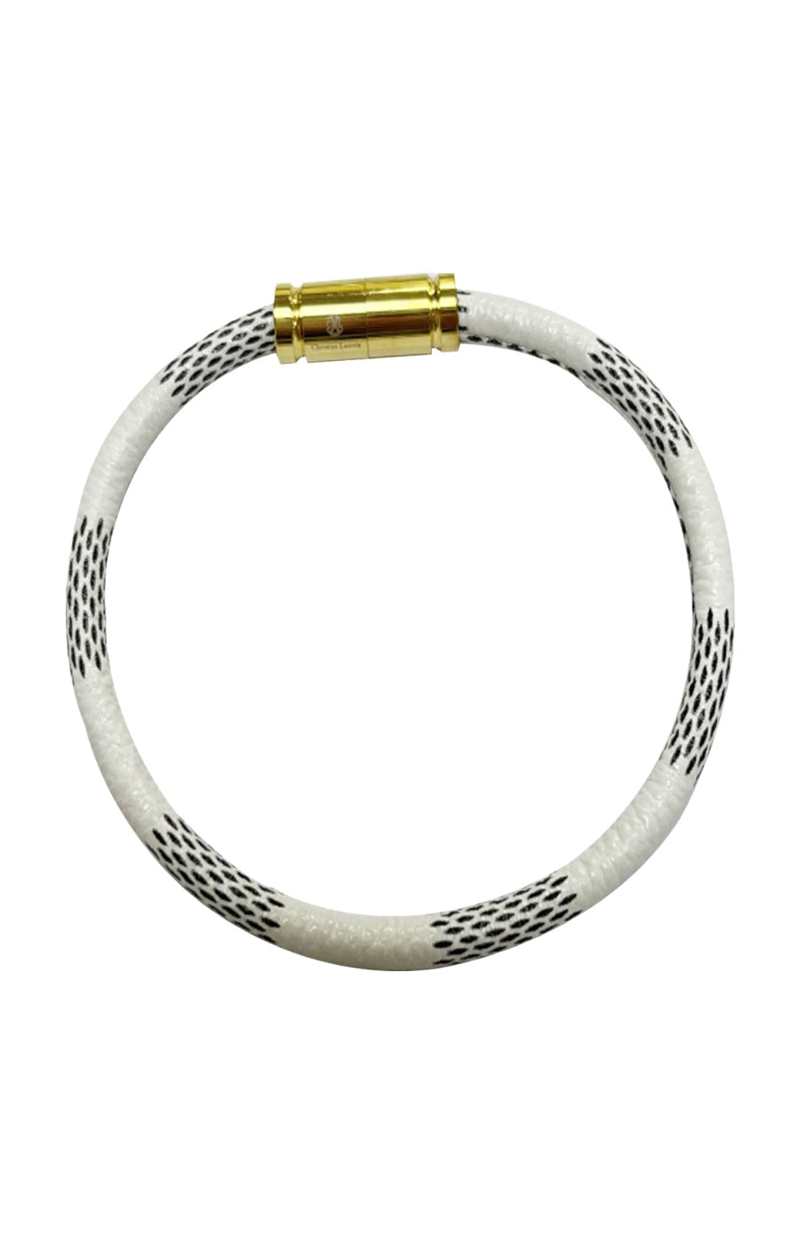 Bracelet - Alliage doré - Gris & blanc - Homme