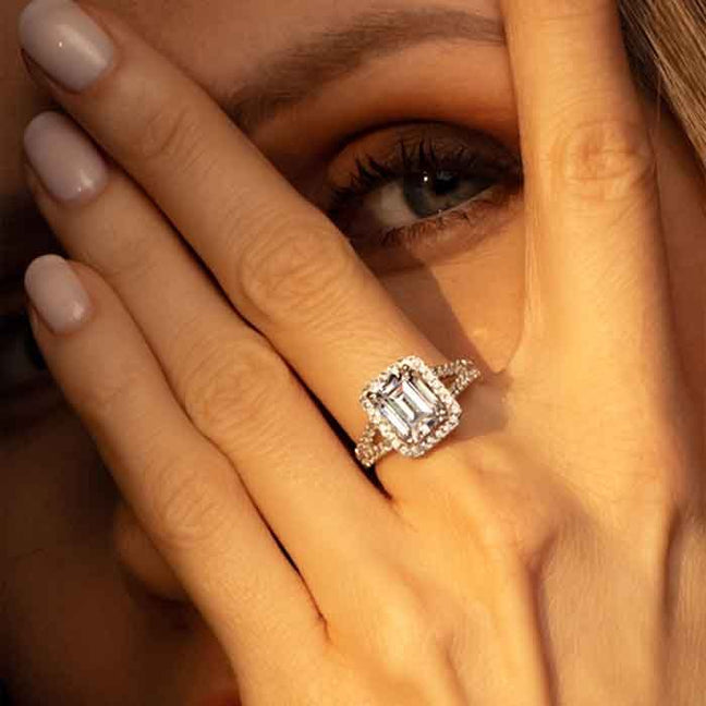 Bague Splendeur - Or blanc 375/1000 & zirconium