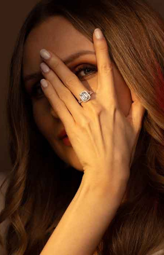 Bague Splendeur - Or blanc 375/1000 & zirconium