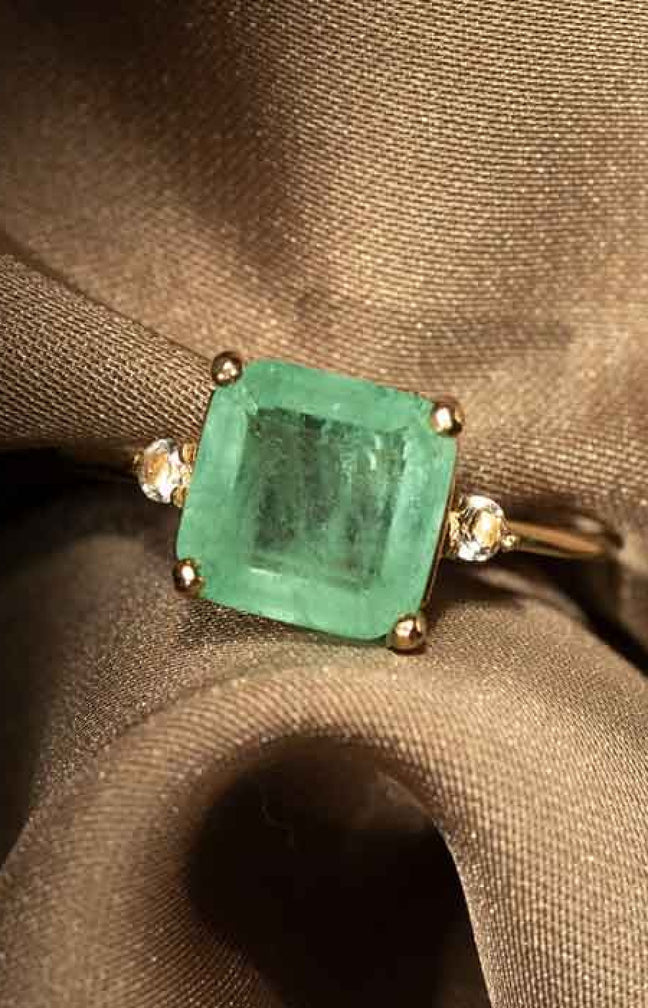 Bague Espoir - Or jaune 375/1000 & quartz & topaze bleue