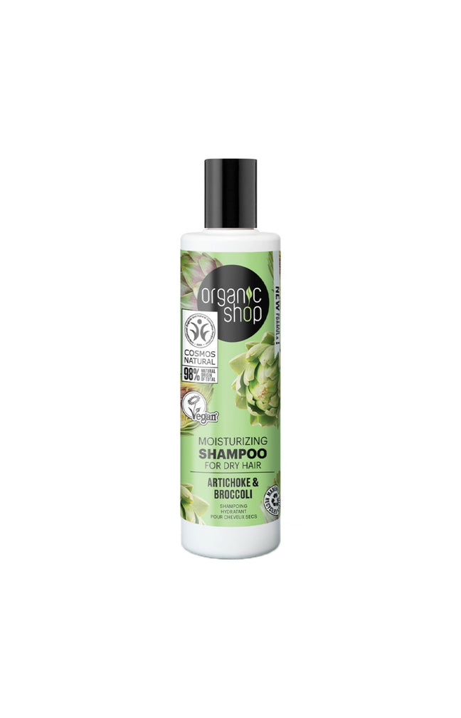Shampoing hydratant - Artichaut & brocolis - Cheveux secs - 280 ml