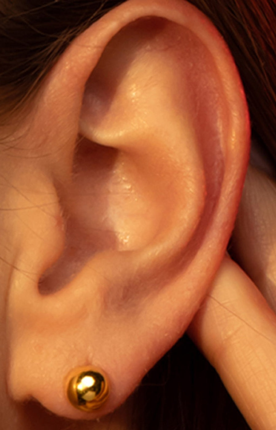 Boucles d'oreilles puces - Or jaune 375/1000