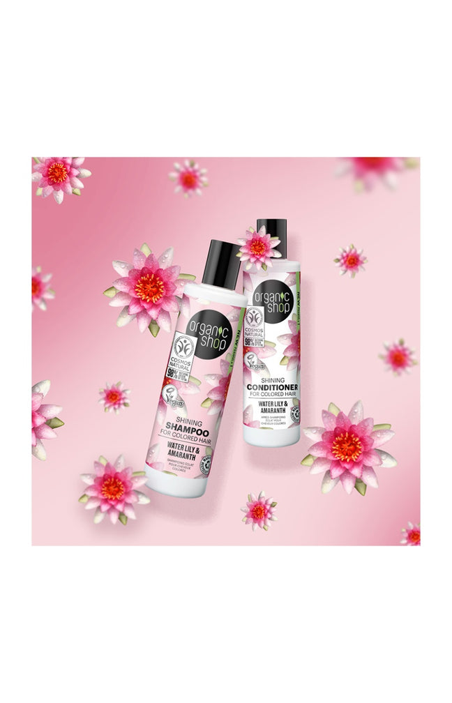 Shampoing revitalisant - Nenuphar & amarante - Cheveux colorés - 280 ml