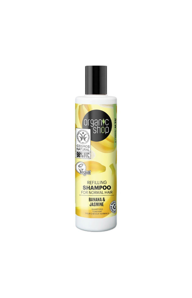 Shampoing nourrissant - Banane & jasmin - Cheveux normaux - 280 ml