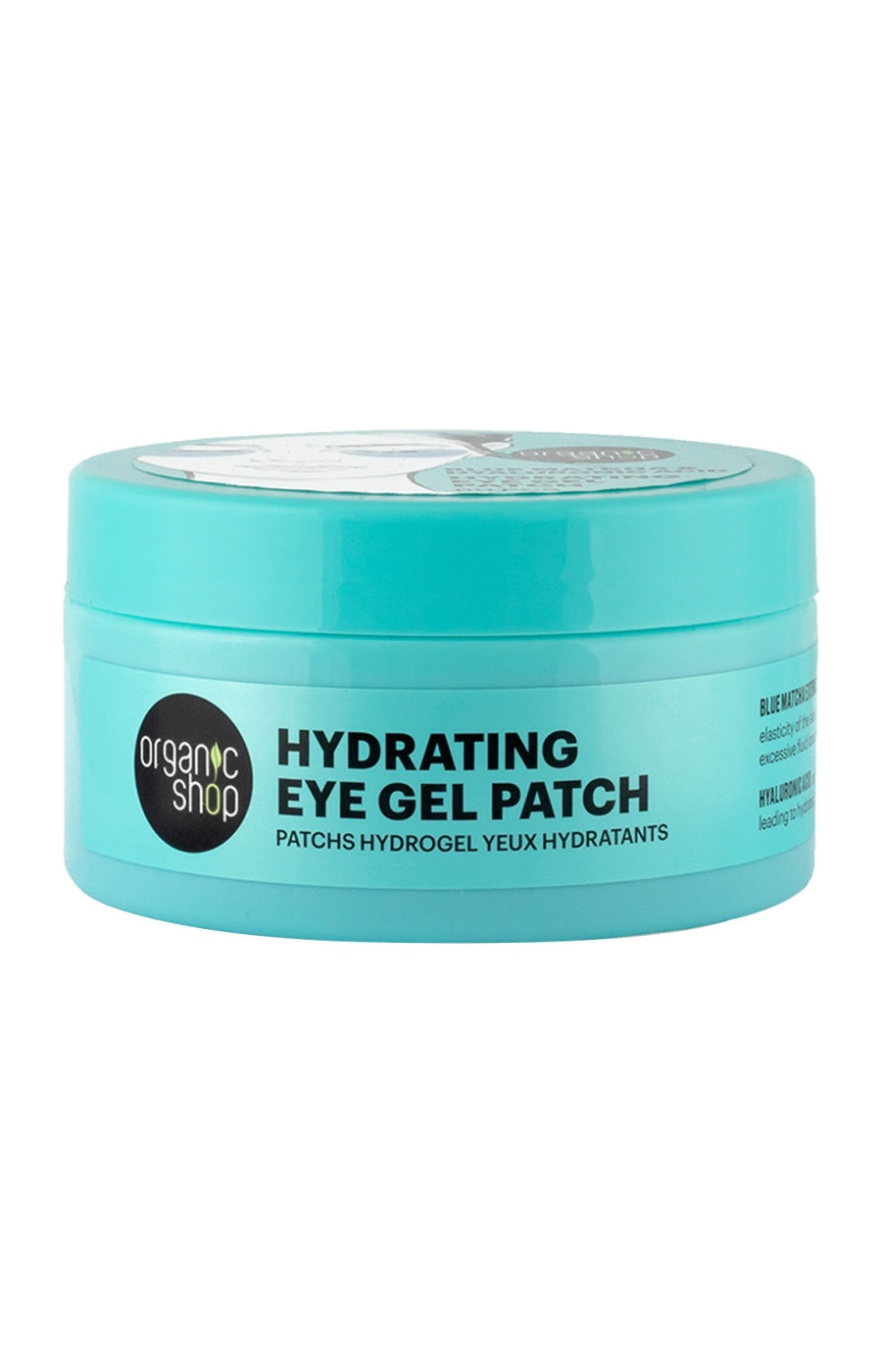 Patchs yeux hydratants - Thé matcha & acide hyaluronique - 60 unités