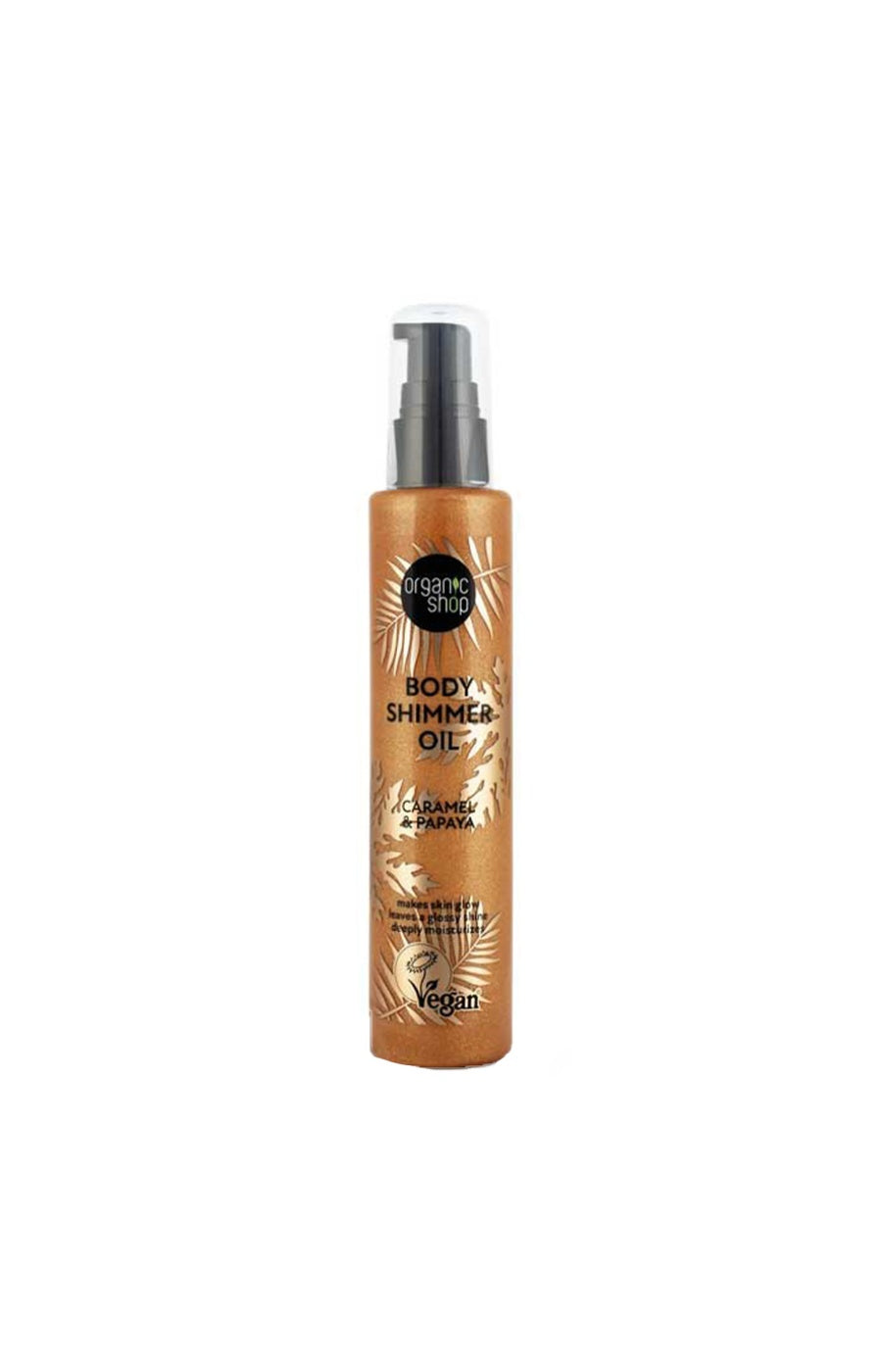 Huile pailletée - Caramel & papaye - Corps - 100 ml