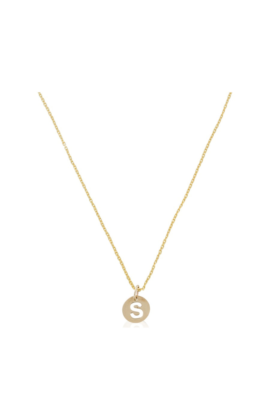 Pendentif Lettre S - Or jaune 375/1000