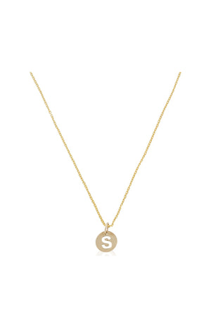Pendentif Lettre S - Or jaune 375/1000