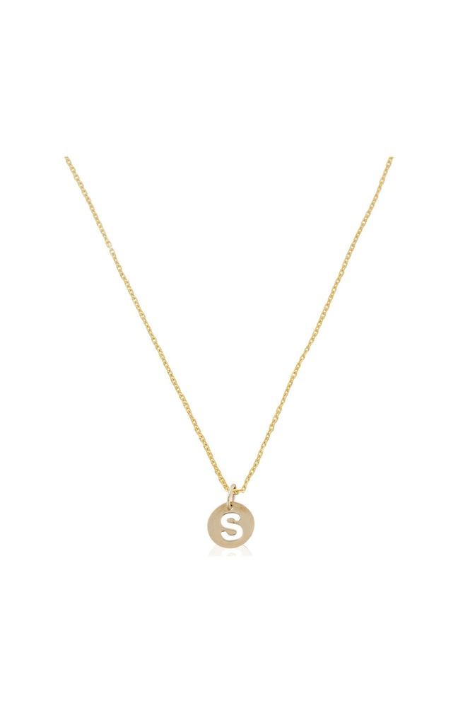 Pendentif Lettre S - Or jaune 375/1000