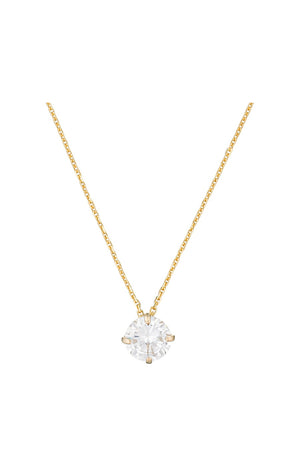 Pendentif Splendeur - Or jaune 375/1000  & zirconium