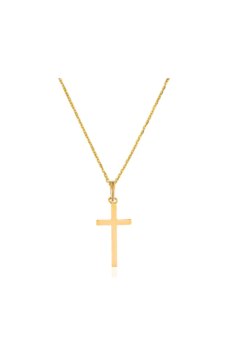 Pendentif Croix Croyance - Or jaune 375/1000
