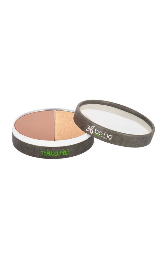 Palette duo d'essentiels bio - Poudre sculptante & highlighter