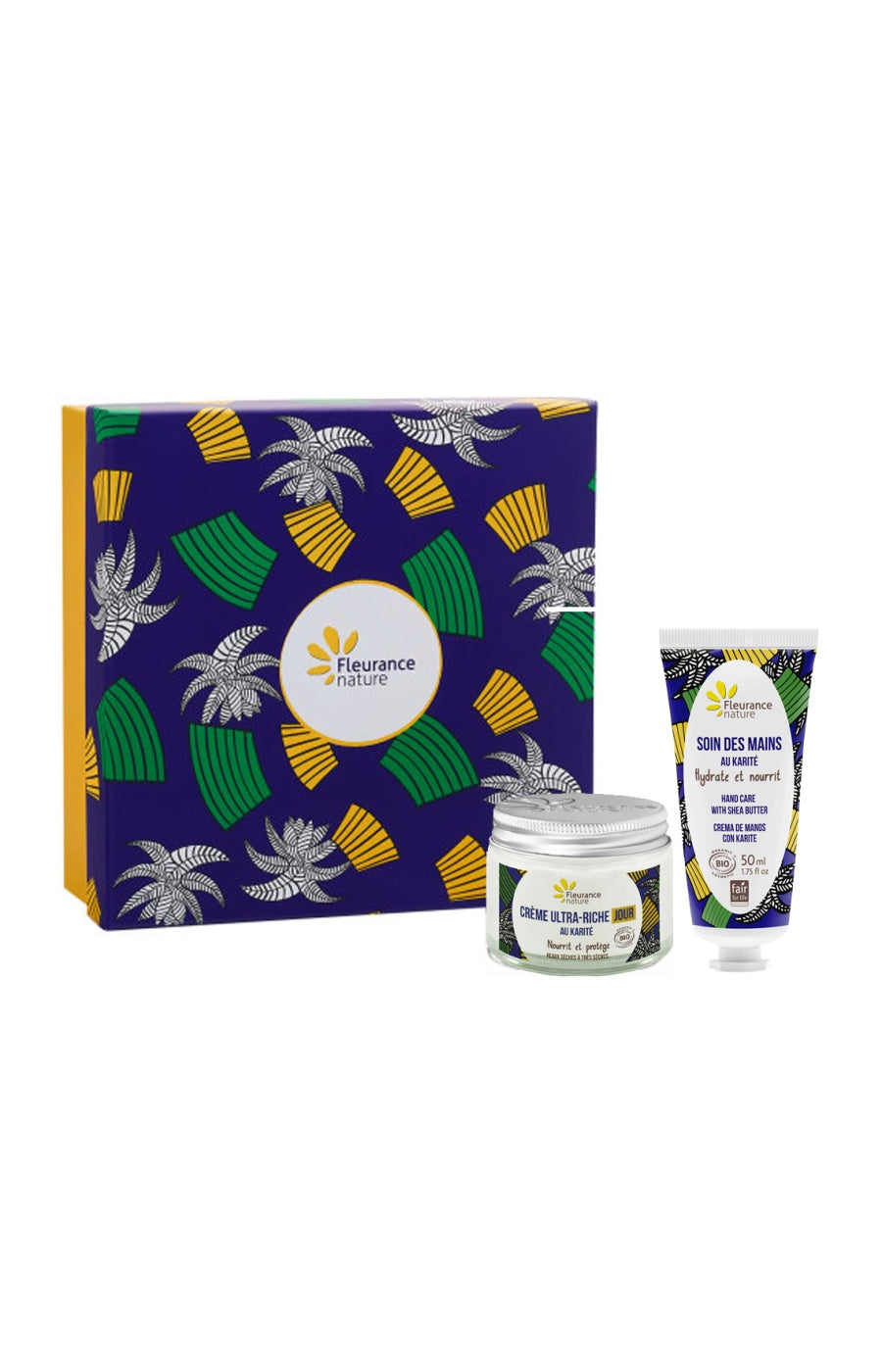 Crème de jour & soin des mains - Karité - 2 x 50 ml