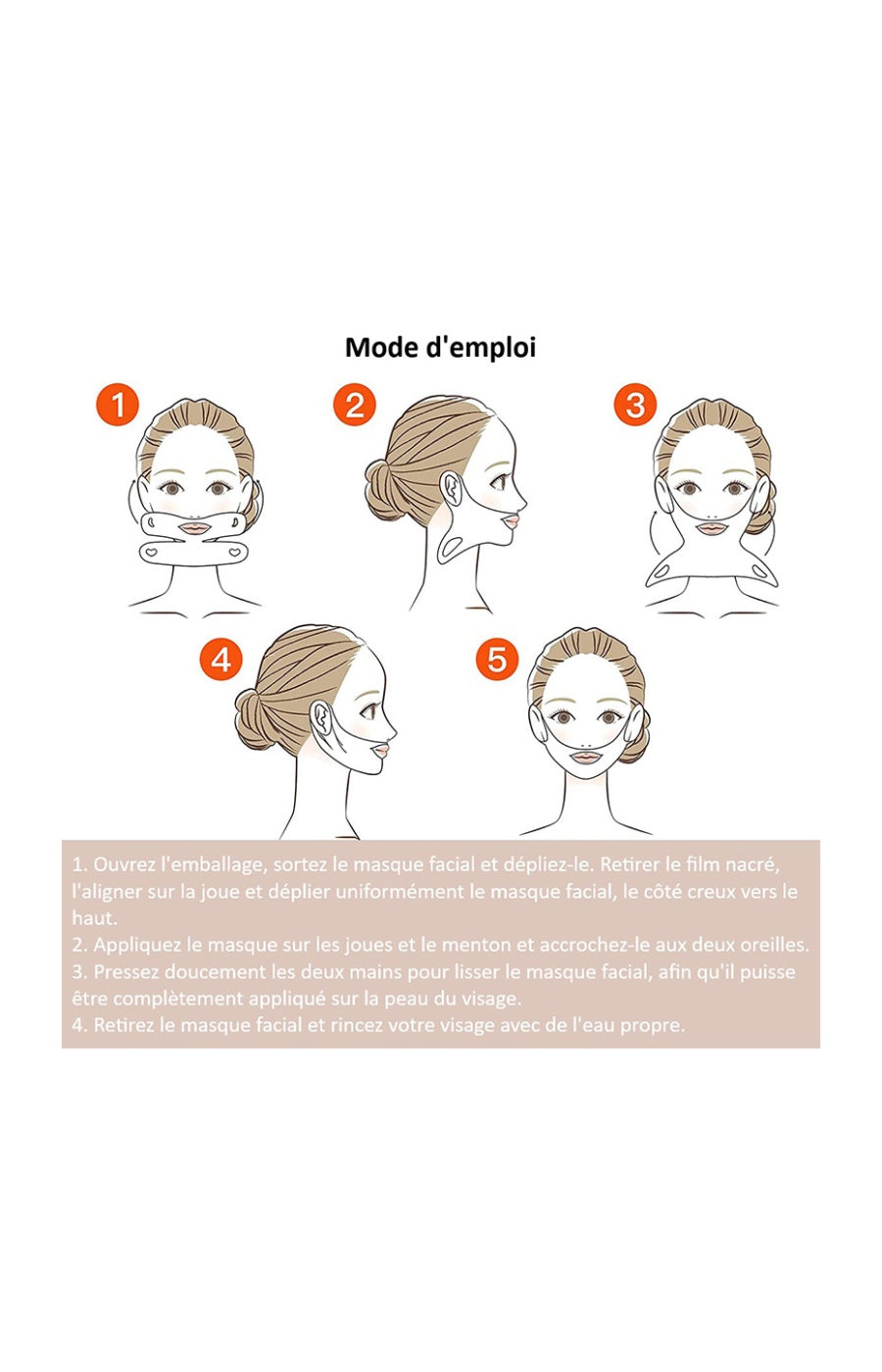 Masque hydrogel lifting - Collagène - Peaux matures