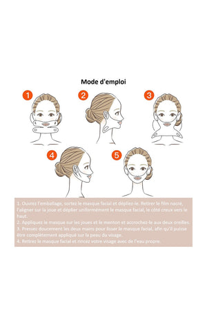 Masque hydrogel lifting - Collagène - Peaux matures