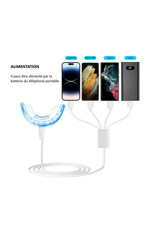 Appareil LED - Blanchiment dentaire - Blanc