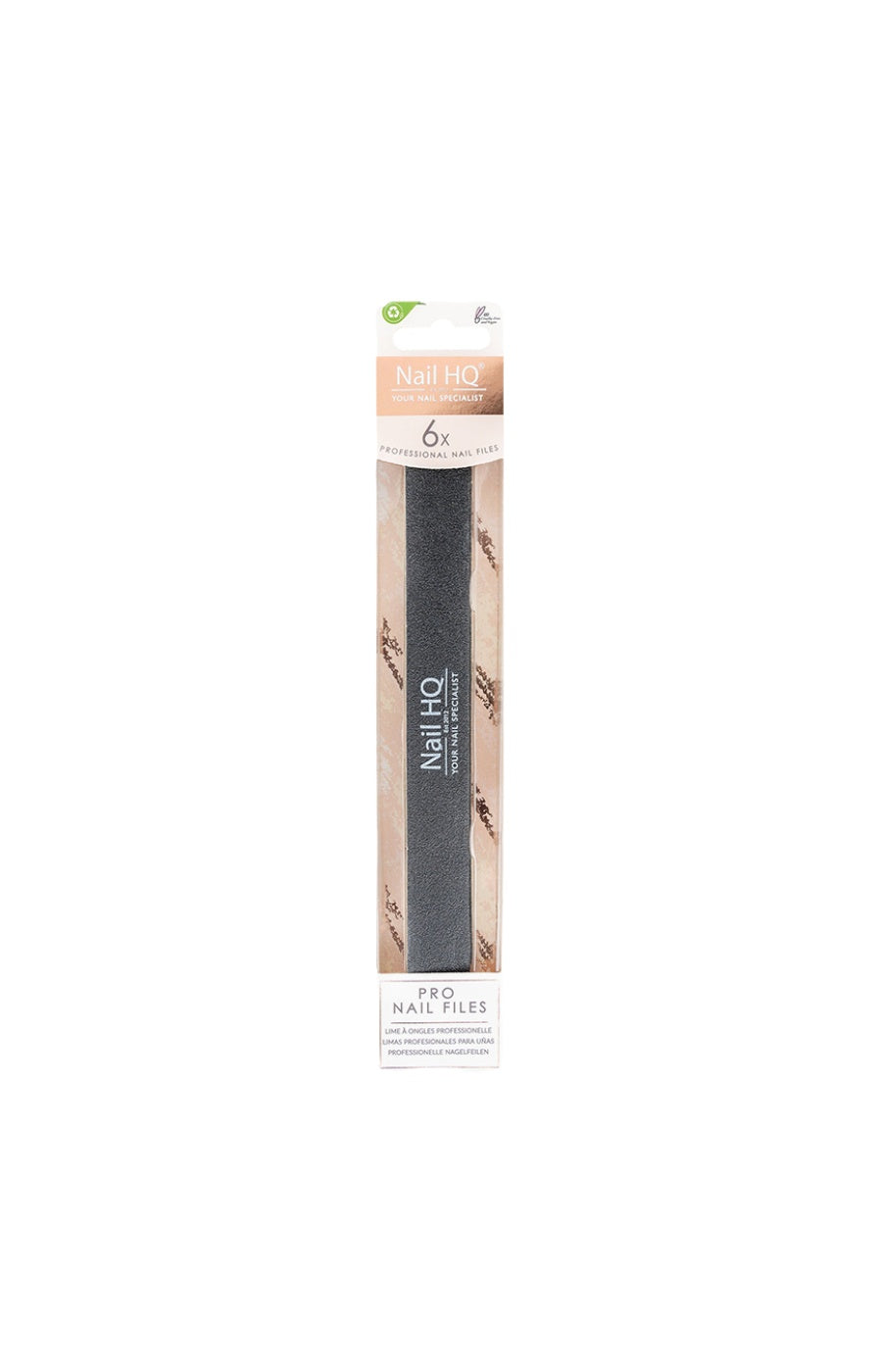 Limes à ongles professionnelles - 6 unités