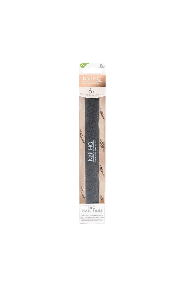 Limes à ongles professionnelles - 6 unités