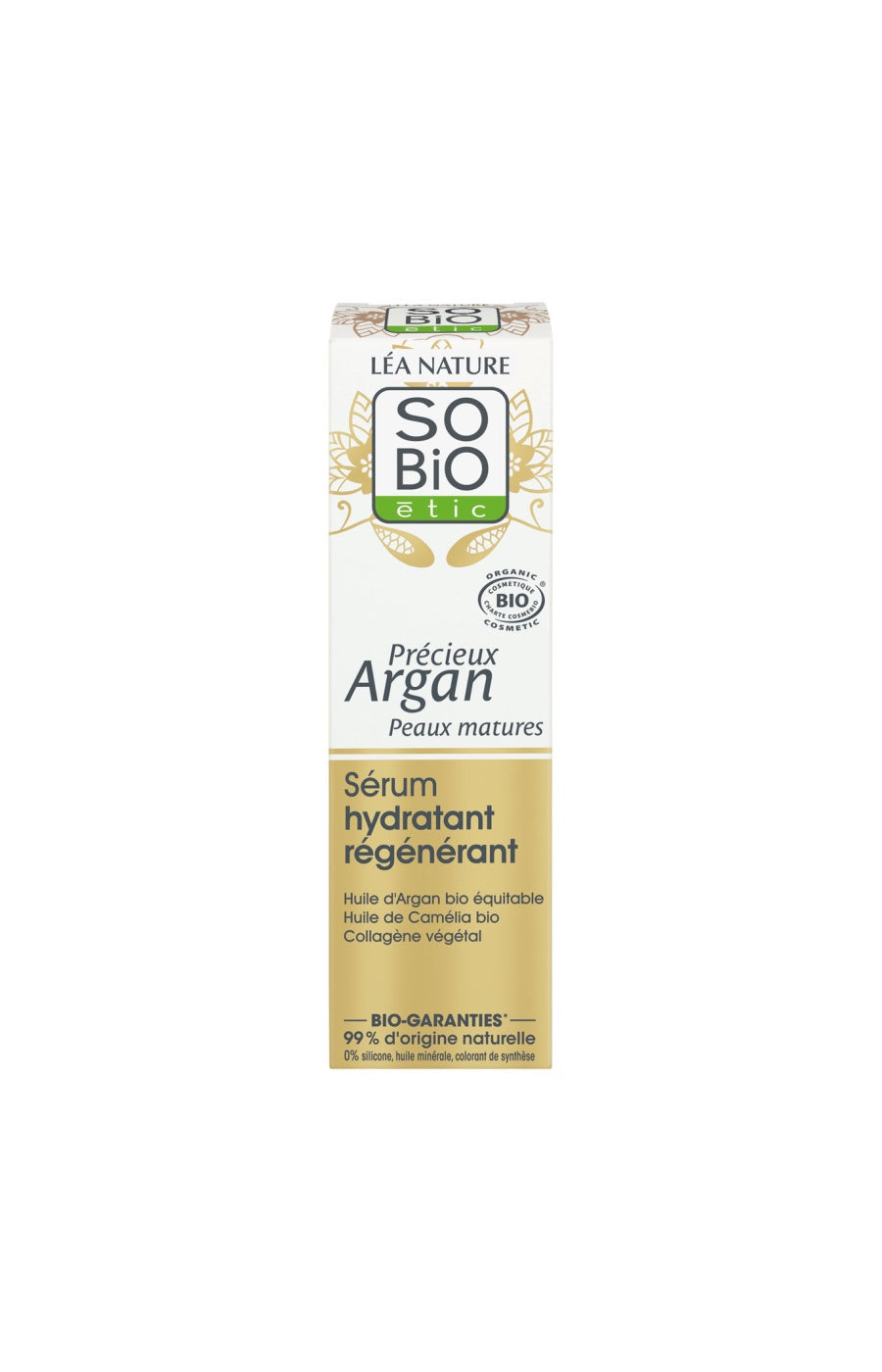 Sérum hydratant régénérant bio - Huile d'argan - Peaux matures