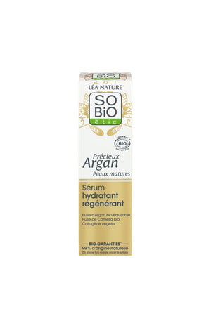 Sérum hydratant régénérant bio - Huile d'argan - Peaux matures