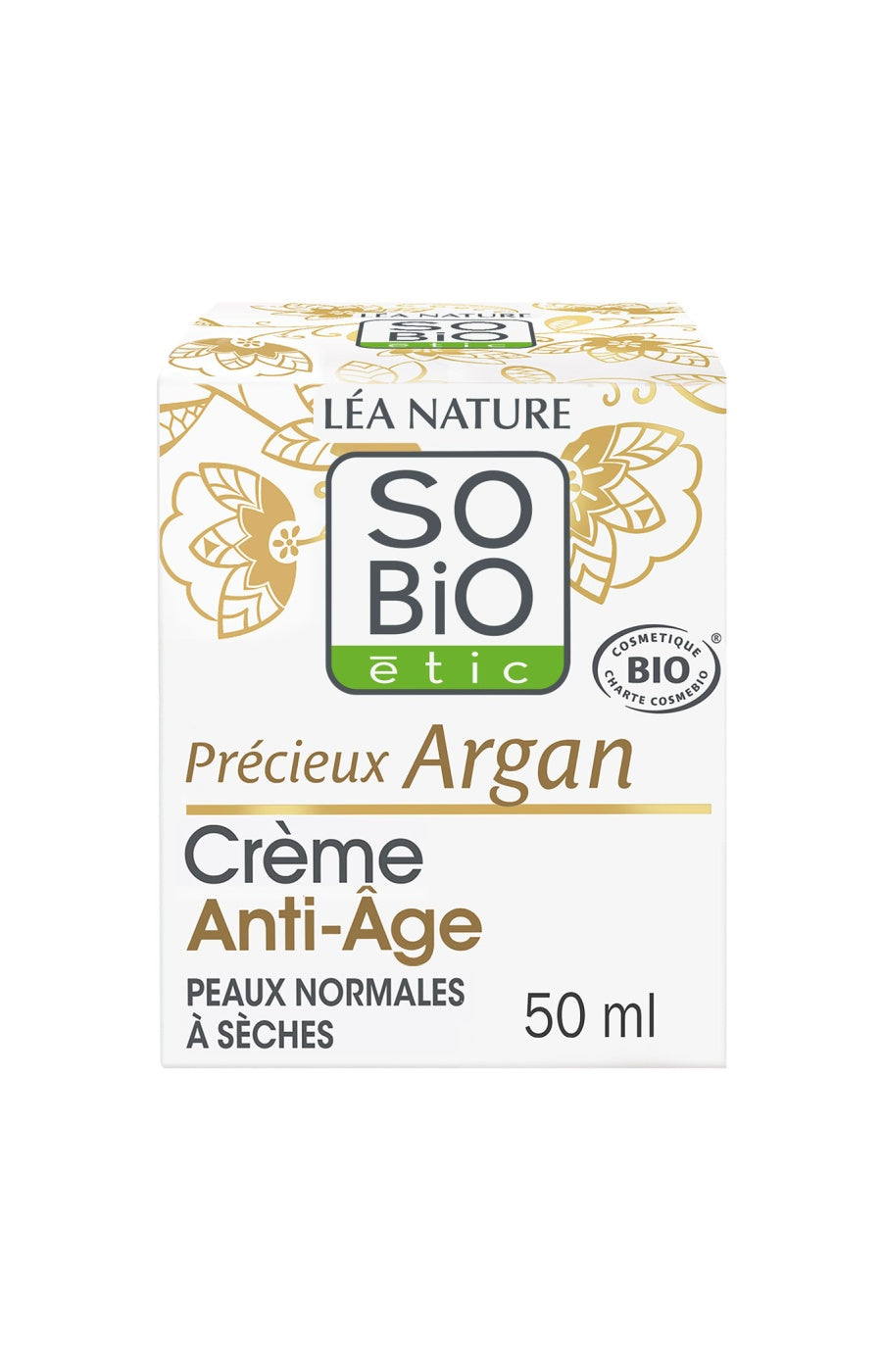 Crème hydratante bio - Huile d'argan - Jour - Peaux matures