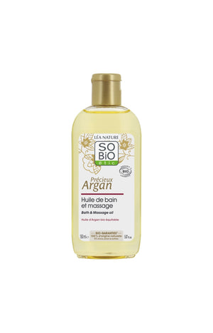 Huile de bain & massage bio - Huile d'argan - 150 ml