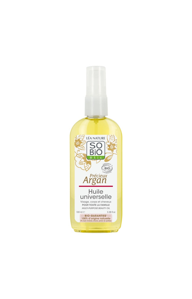 Huile universelle bio - Argan - Visage, corps & cheveux - 100 ml