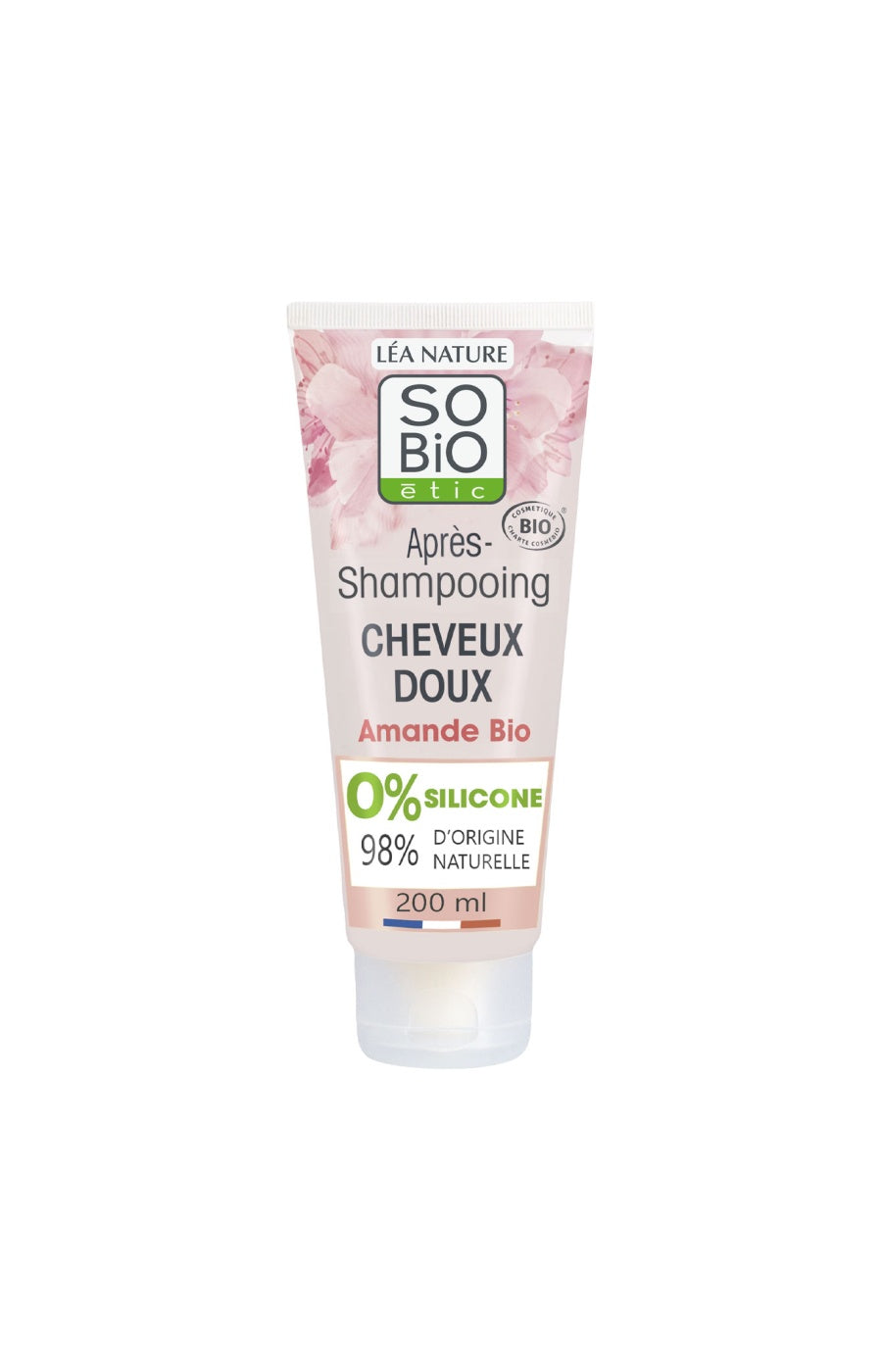 Après-shampoing hydratant bio - Lait d'amande & protéines de riz - Cheveux - 200 ml