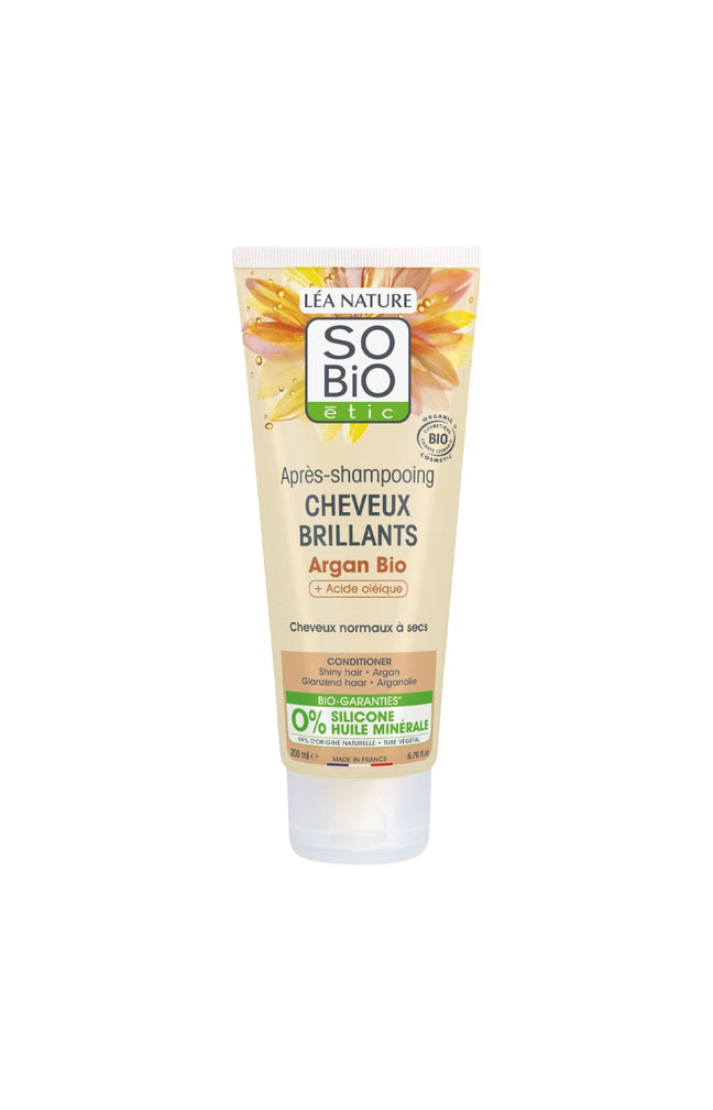 Après-shampoing à l'huile d'argan bio - Cheveux normaux à secs - 200 ml