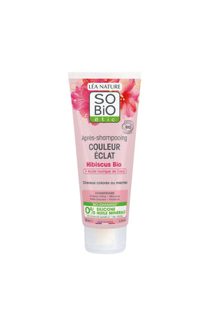 Après-shampoings protecteurs de couleur - Hibiscus bio & acide laurique de coco - Cheveux colorés & méchés - 2 x 200 ml